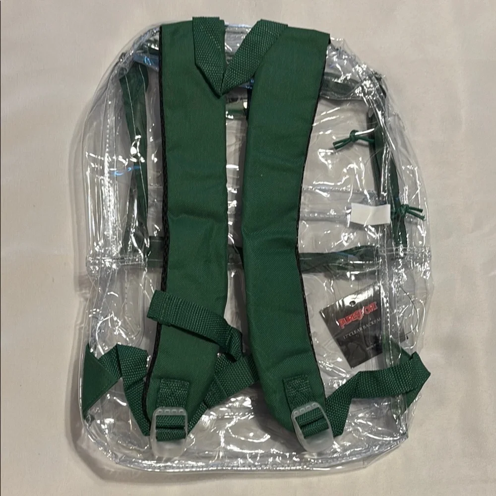 Clear Backpack Green 17